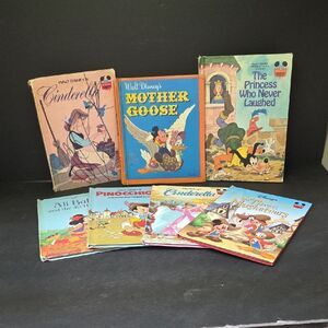 7 Walt Disney Hard Cover Books